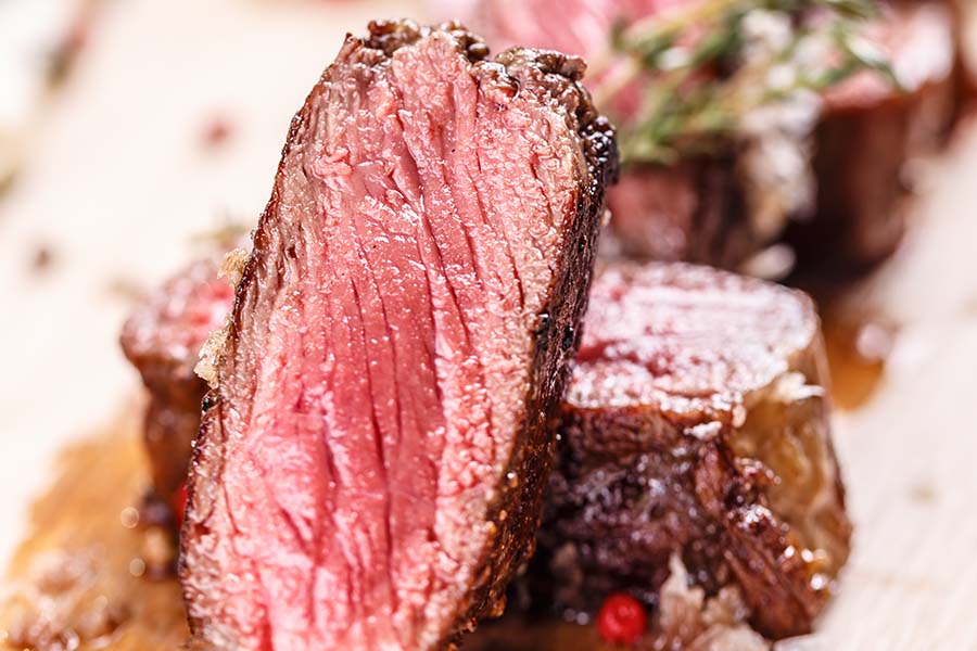 Beef Steack “tagliata” With Black Truffles