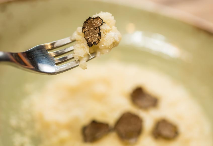 Risotto Al Carpaccio Di Tartufo