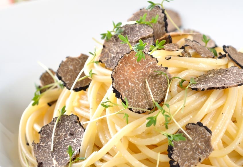 Spaghetti With Summer Truffle Butter