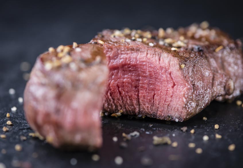 Beef Steack “tagliata” With Black Truffles