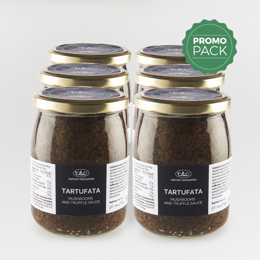 Tartufata: Mushrooms, Truffles And Olives Sauce Promo Pack (6x500gr)