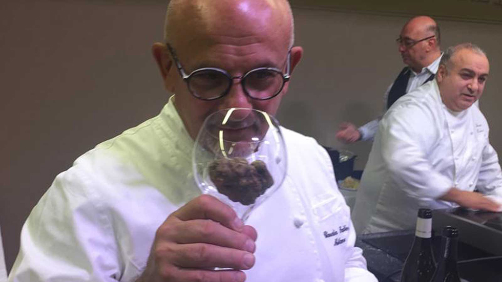 Claudio Sadler Ed Il Calice Al Tartufo Bianco Pregiato