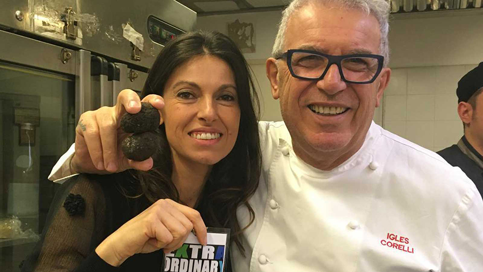 Lorenza Marchetti In Compagnia Dello Chef Igles Corelli