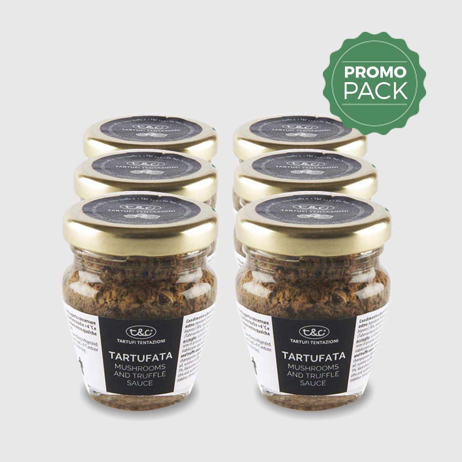 Tartufata: Mushrooms, Truffles And Olives Sauce Promo Pack (6x45gr)