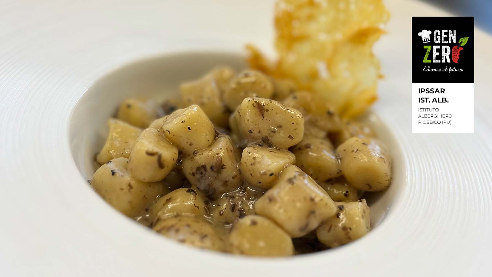 IPSSAR IST ALB PiobbicoBread Gnocchi (Pasta) With Tartufata Sauce