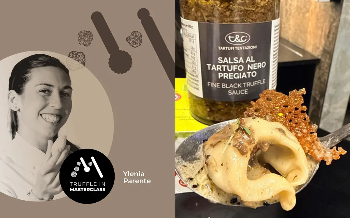 Ylenia Parente – Savoy Cabbage And Potato Ravioli With Fine Black Truffle Sauce